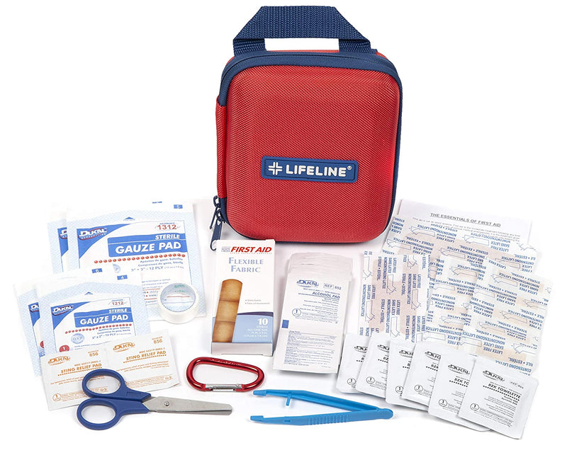 Lifeline 30 Piece First Aid Emergency Kit - Small and Compact Size