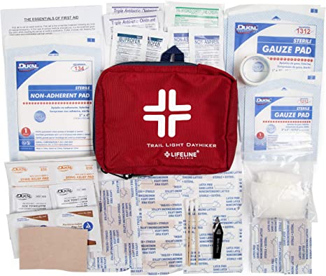 Lifeline 4060 57-Piece Trail Light Dayhiker First Aid Kit