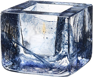 Kosta Boda Brick Votive, Blue