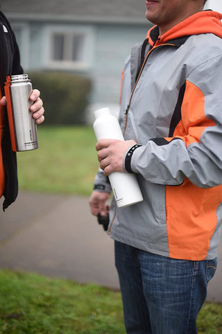 FIFTY/FIFTY 34oz Wide-Mouth Vacuum-Insulated Bottle - Matte Black product image 4