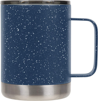 FIFTY/FIFTY 12oz Insulated Camp Mug with Slide Lid - Navy/White Speckled Camp Mug with Slide Lid product image 3