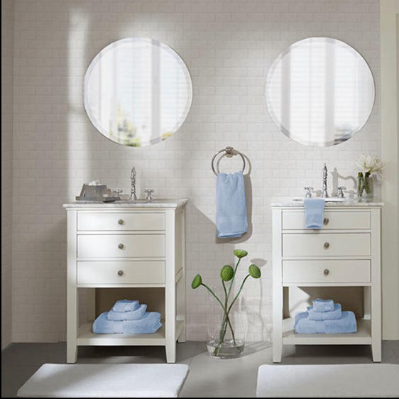 Home Outfitters Light Blue 800GSM Cotton 8 Piece Bath Towel Set , Absorbent, Bathroom Spa Towel, Luxury