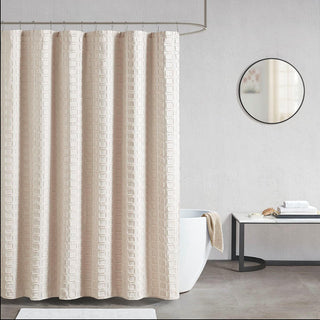 Madison Park Sand Shower Curtain 72x72"
