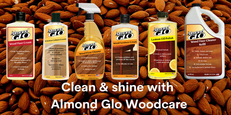 Almond Glo 3 Pack Wood Floor Cream, 16 oz