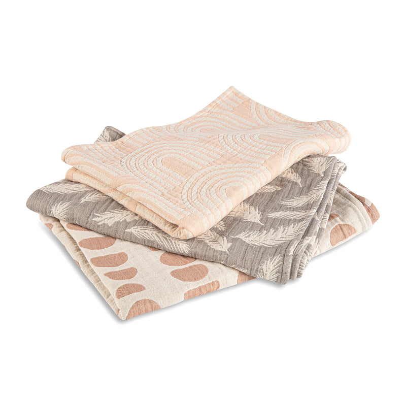 Crane Baby Jacquard Blanket Copper Moon Phase