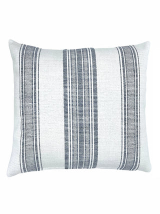 Beach Club Stripe 20x20 White Outdoor Pillow