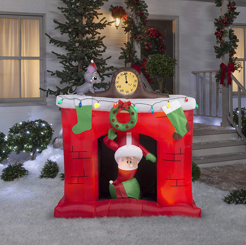 Gemmy Inflatables Santa&