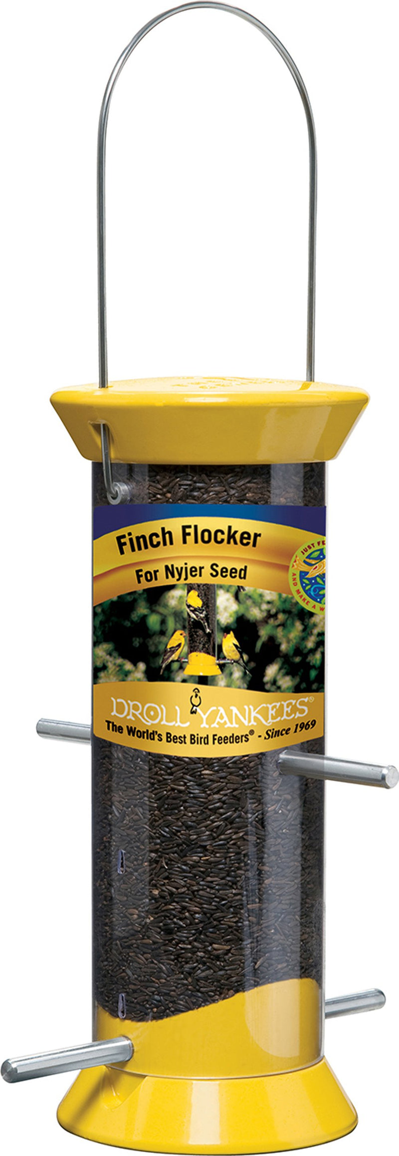 New Generation Finch Flocker Nyjer Seed Bird Feeder