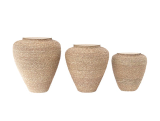 Natural Seagrass Rope Jars
