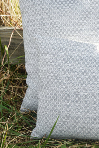 Coastal Breeze 24x24 Grey Outdoor Pillow
