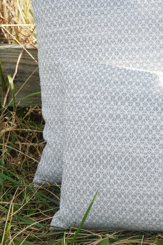 Coastal Breeze 20x20 Grey Outdoor Pillow