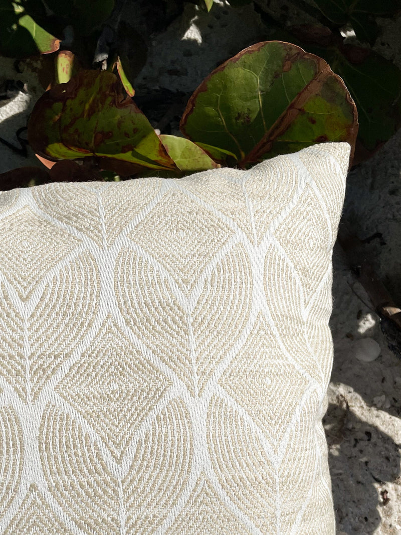 Cool Tropics 14x20 Beige Outdoor Pillow