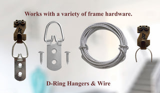 HangZ Gallery 50lb Picture Hooks (50-Pack)