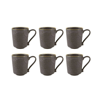 GOLD STONE Mug 11 Oz Bronze, set of 6