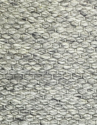 Handwoven Clean Grey Pillow 14x40