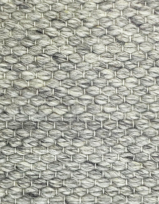 Handwoven Clean Grey Pillow 14x40