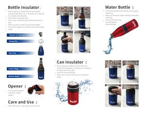 ICY BEV KOOLER V 2.0 - 3 IN 1 BOTTLE INSULATOR, CAN INSULATOR, AND WATER BOTTLE home-place-store.myshopify.com [HomePlace] [Home Place] [HomePlace Store]