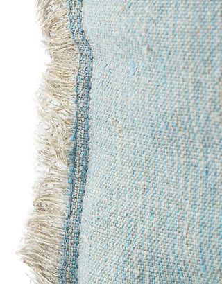 Blue + Beige Cross-dye So Soft Linen Pillow