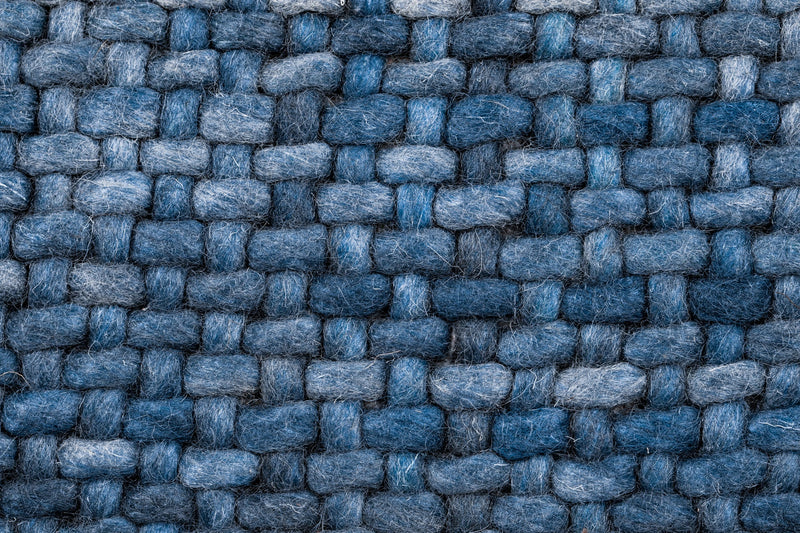 Handwoven Luxe Indigo Pillow 14X20