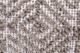 Handwoven Mocha Pattern Pillow 14X20