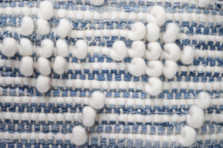 Handwoven Recycled Denim Pillow 14X20