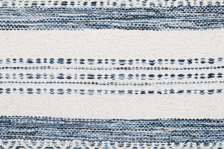 Handwoven Indigo Striped Pillow 20X20