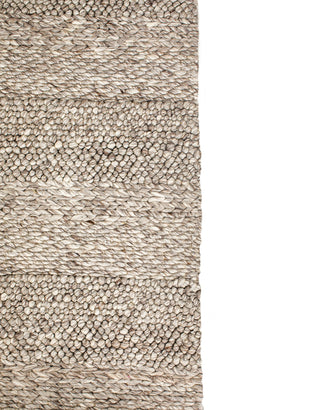 Handwoven Textured Taupe Rug 5x8
