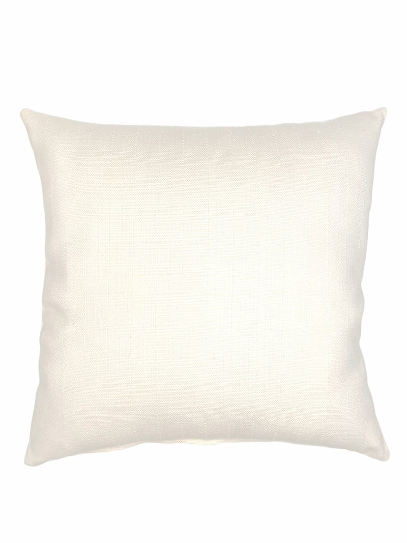 Summer Classic 24x24 White Outdoor Pillow