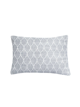 Summer Flora 20x20 Grey Outdoor Pillow