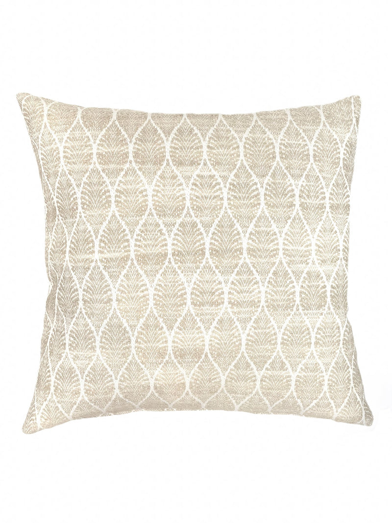 Summer Flora 20x20 Light Beige Outdoor Pillow