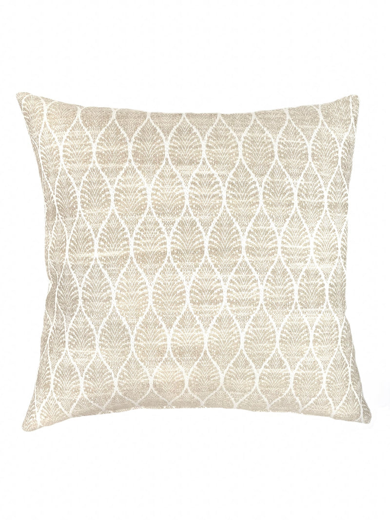 Summer Flora Light Beige Outdoor Pillow