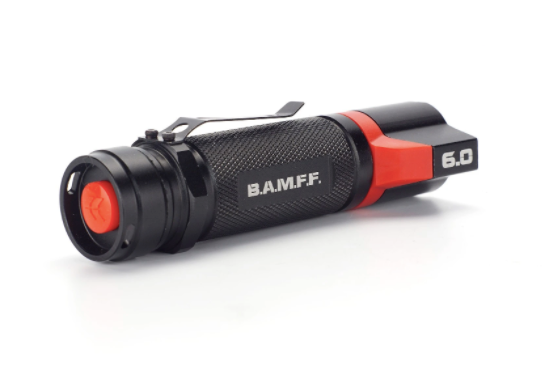 B.A.M.F.F. 6.0 - 600 Lumen Dual LED Flashlight - Rechargable