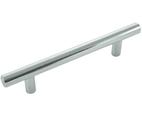 Laurey 96mm Melrose T- Bar Pull in Polished Chrome - Pack of 5