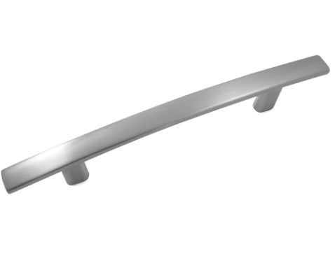 Laurey 96mm Contempo Arched Bar Pull in Satin Nickel - Pack of 10