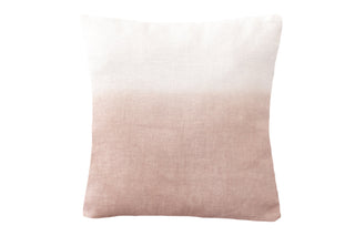 Pink Ombre Down 20x20 Linen Pillow