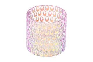 Technicolor Mosaic Glass Votive + Vase