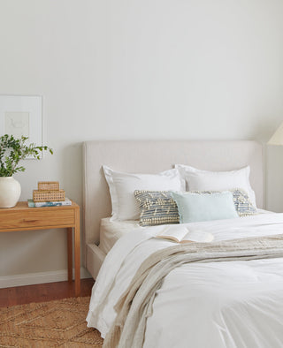 Crinkled Double Weave Linen Throw
