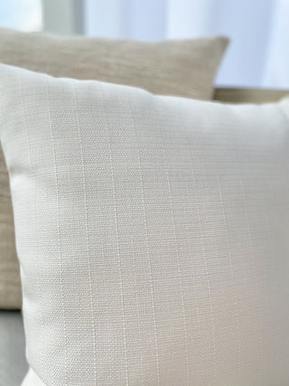 Summer Classic 20x20 White Outdoor Pillow