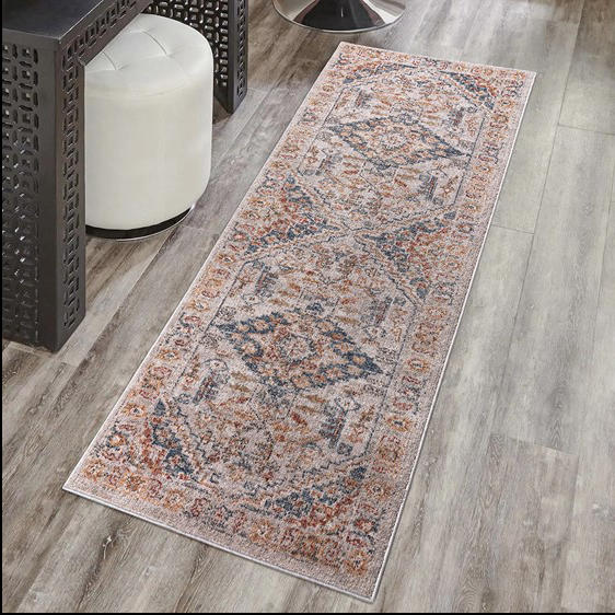 Home Outfitters Multi Vintage Medallion Woven Area Rug 3x8&
