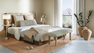 Beige So Soft Linen Pillow ()