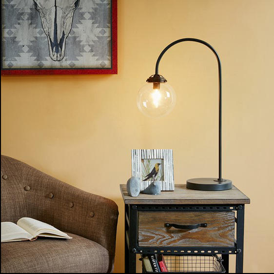 Home Outfitters Bronze Table Lamp , Great for Bedroom, Living Room, Industrial
