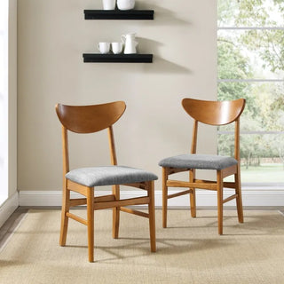 Landon 2Pc Wood Dining Chairs W/Upholstered Seat- 2 Chairs | SKU CF6021-AC