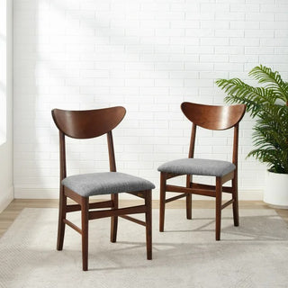 Landon 2Pc Wood Dining Chairs W/Upholstered Seat- 2 Chairs | SKU CF6021-MA