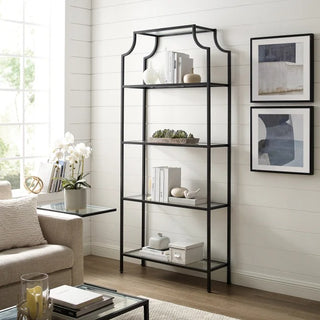 Crosley Furniture Aimee Etagere Bookcase, Oil-Rubbed Bronze