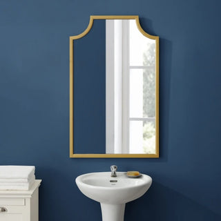 Crosley Aimee Bath Mirror, Soft Gold
