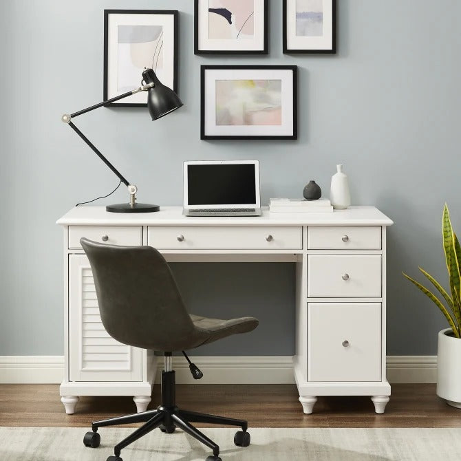 Crosley palmetto desk white discount