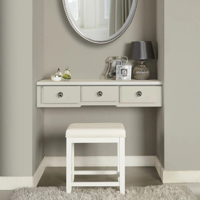 Crosley Furniture Vista Vanity Stool, White
