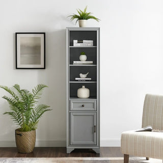 Crosley Furniture Tara Linen Cabinet, Vintage White