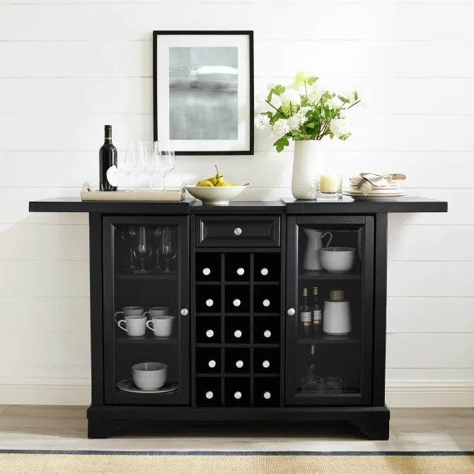 Crosley Furniture Lafayette Black Sliding Top Bar Cabinet HomePlace   Download 2021 11 11T203910.822 