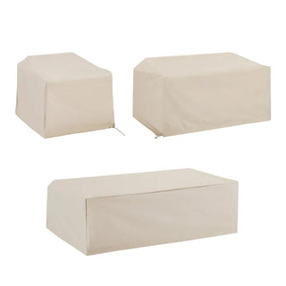 Crosley Furniture 3 PC Furniture Cover Set in Tan Color